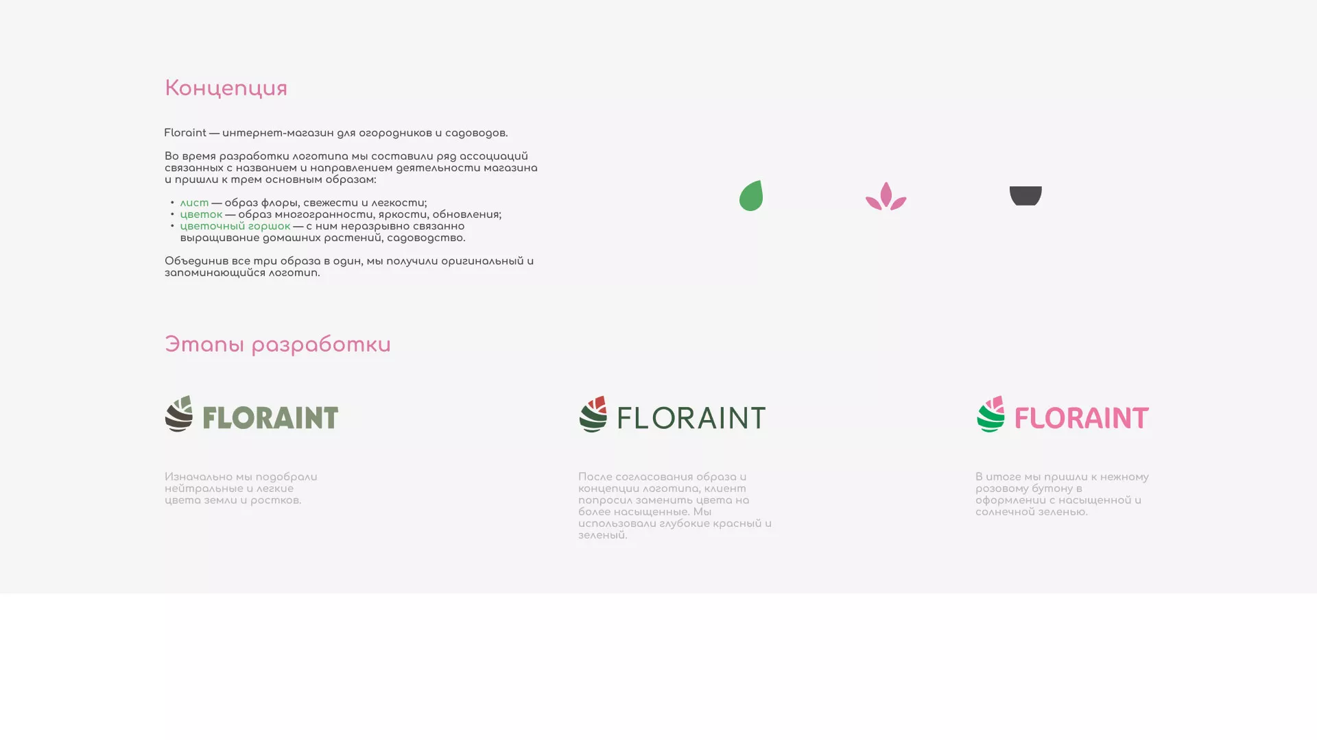 Создание логотипа и интернет-магазина «FLORAINT» в Кореновске