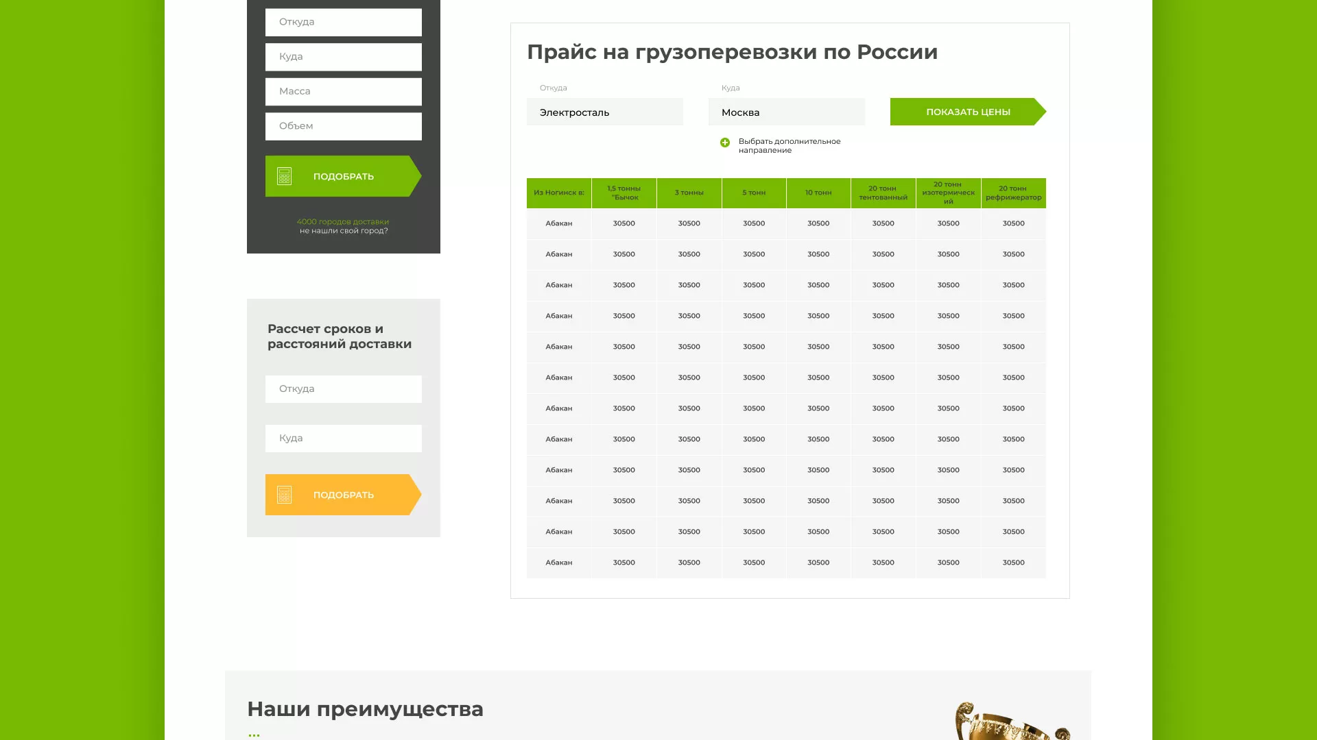 Разработка логотипа и сайта компании «Инком-Логистика» в Кореновске