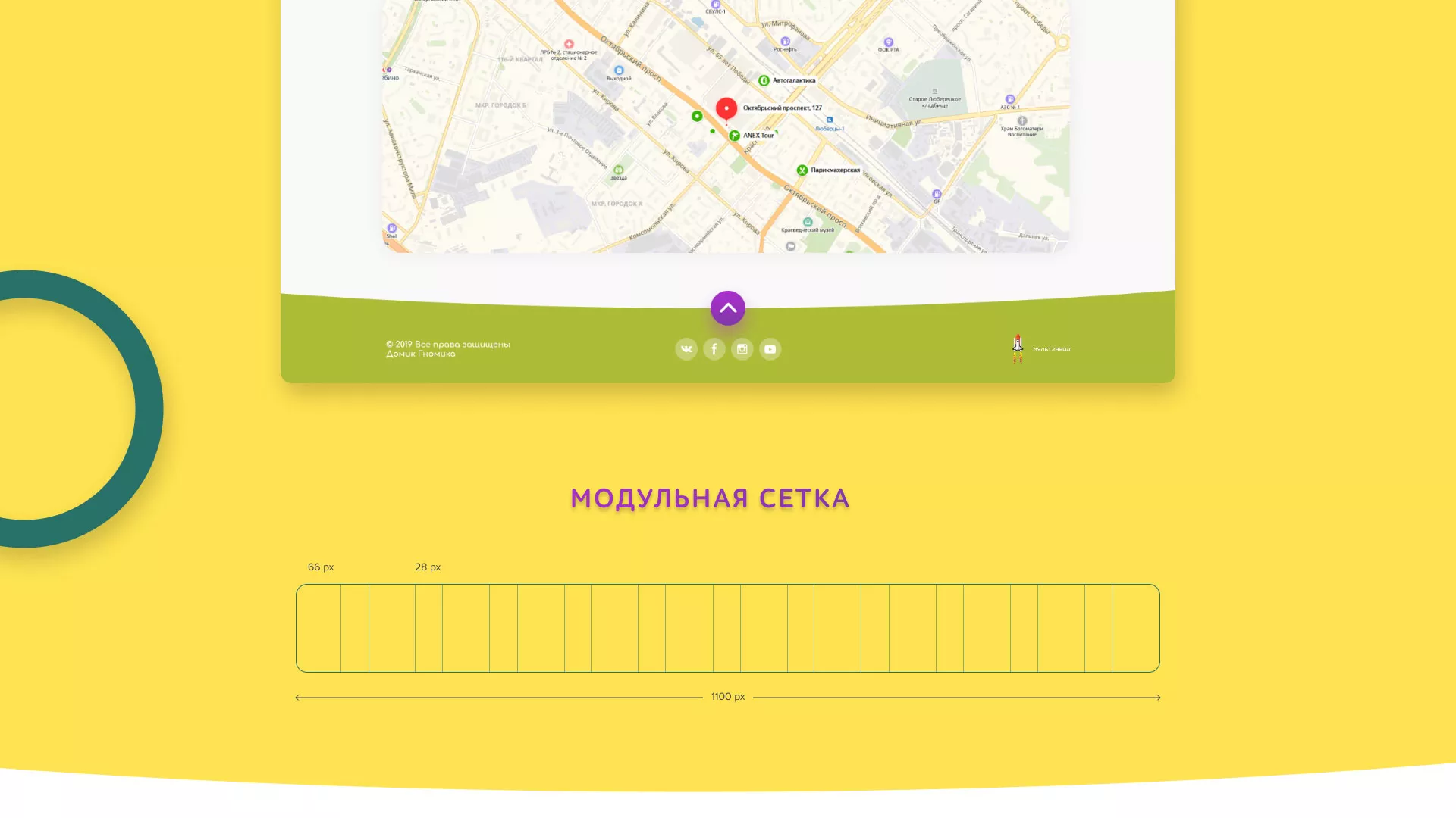 Разработка сайта детского активити-клуба «Домик гномика» в Кореновске
